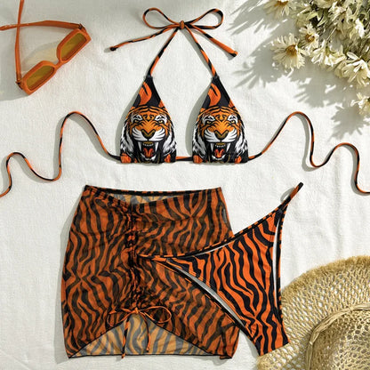 Sexy Push-Up-Bikini-Set für Damen – Brasilianischer Stil für Strand und Pool