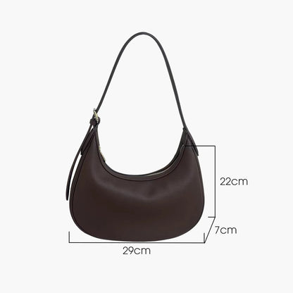 Damen Hobo Tasche aus Echtem Vollnarbigem Rindleder | Vintage Look