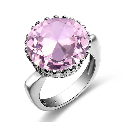 Damen-Ring aus Sterling Silber 925 mit Mystic-Topas Stein in 15x15 mm Größe elegant glänzend und langlebig