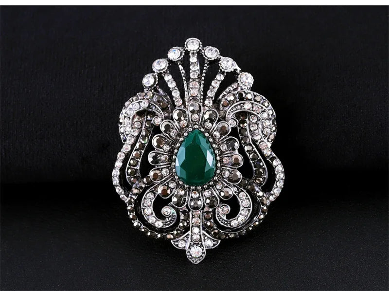 Brosche Metall Barock Vintage Retro Palast Revers Pin Unisex Party