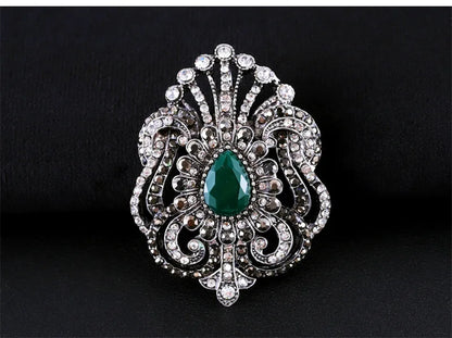 Brosche Metall Barock Vintage Retro Palast Revers Pin Unisex Party