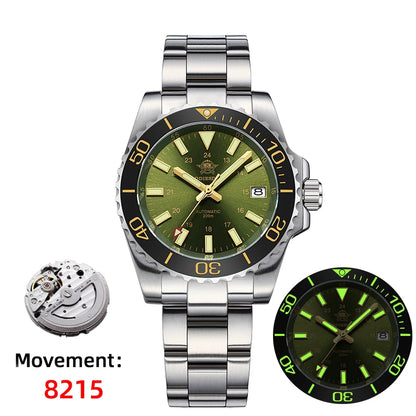 Herren-Taucheruhr mit Keramikluenette und 8215-Automatikwerk