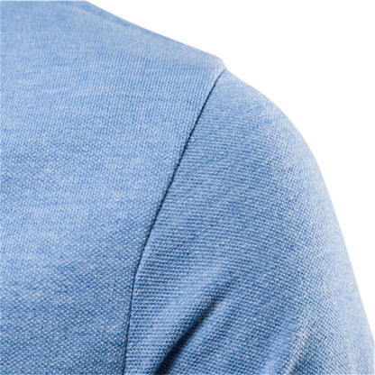 Herren Poloshirt aus Baumwolle in einfarbig mit klassischem Design für Freizeit und Business