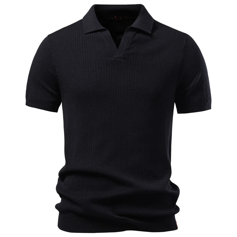 Premium Herren Poloshirt Atmungsaktiv Klassisch Elegant Für Männer