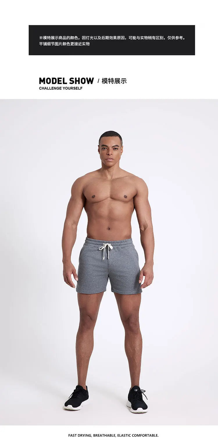 Lässige Herren-Arbeitsshorts mit mehreren Taschen und mittlerer Länge – ideal für den Sommer.