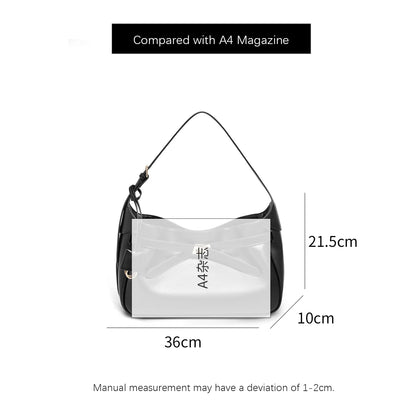 Damen Schultertasche aus Kunstleder mit großer Kapazität