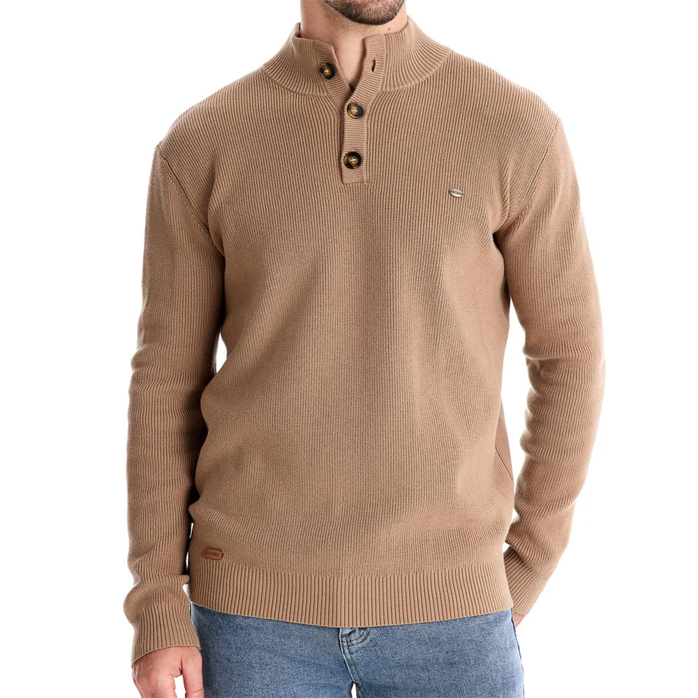 Herren Pullover im lässigen Stil mit Rollkragen für Herbst und Winter