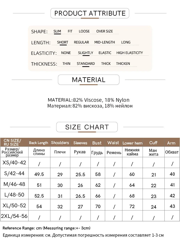 Produktgrößentabelle für Strickoberteil: Slim Fit, Maße, Materialangaben