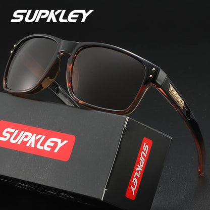 Sonnenbrille Sport quadratisch UV400 polarisiert winddicht Herren