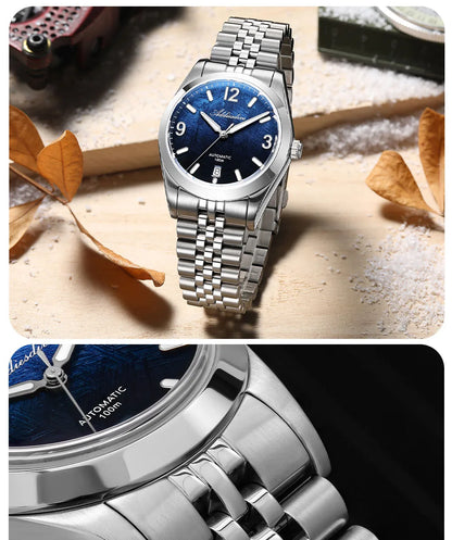Herren-Automatikuhr mit Jubilee-Armband und Saphirglas