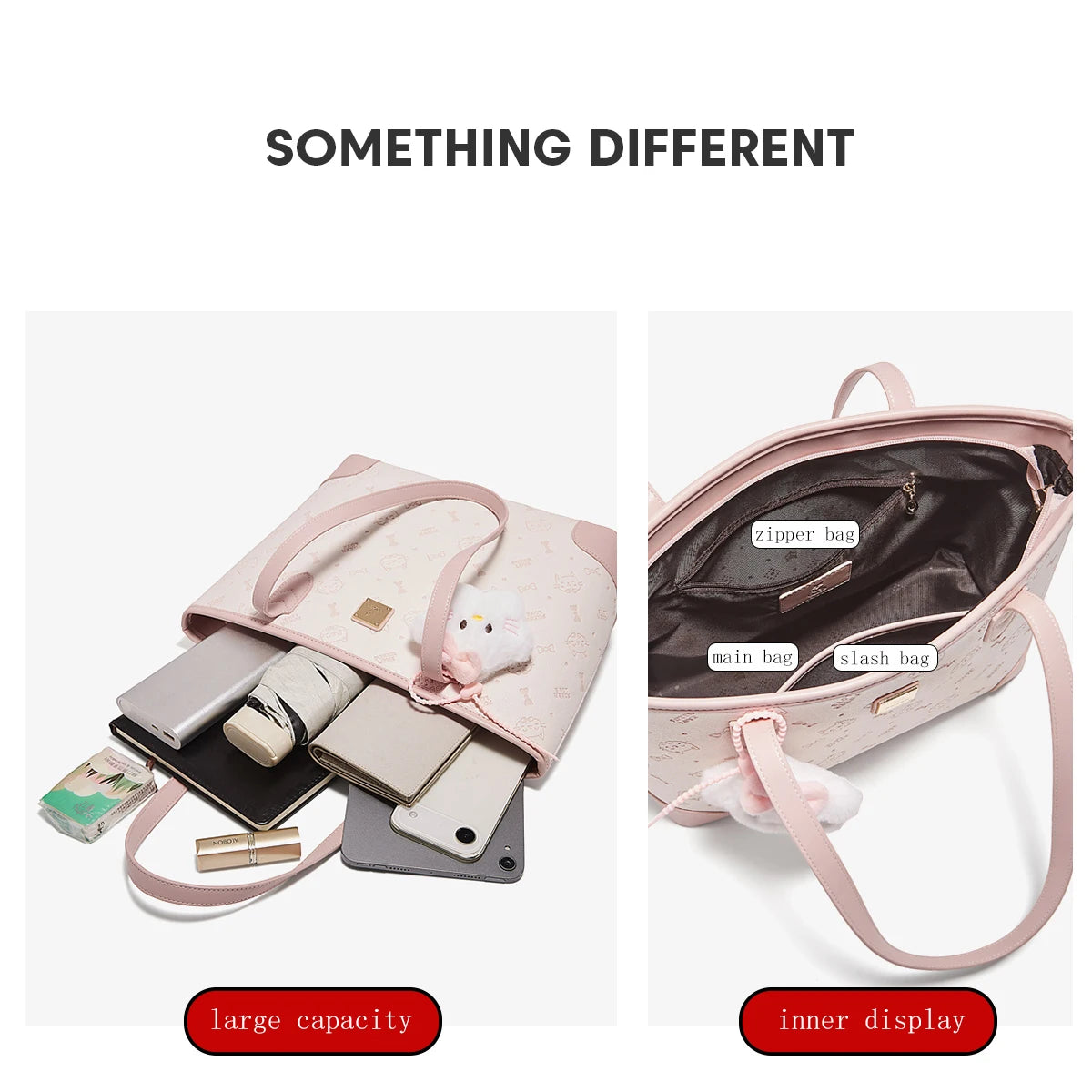 Damen Schultertasche Aus PVC-Leder Mit Großer Kapazität Im Alltag