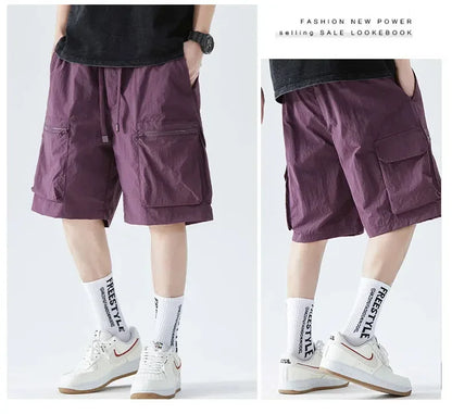 Herren-Laufshorts mit Handytasche und Reißverschlusstasche – ideal für Marathon und Sport.