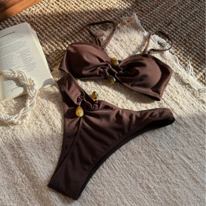Sexy Push-Up-Bikini-Set für Damen – ideal für Strand und Pool