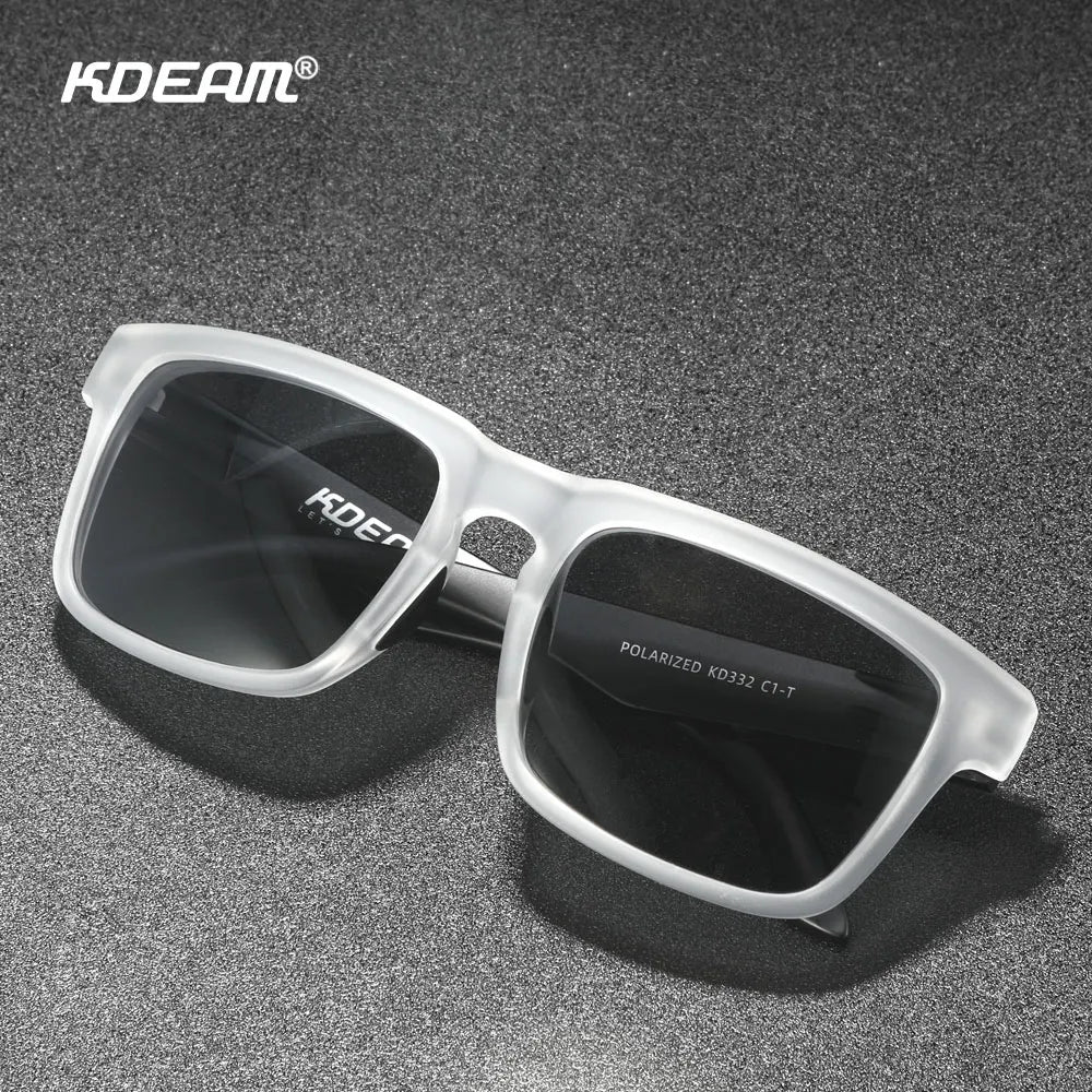 Sonnenbrille Fahren Nachtsicht polarisiert UV400 Reißverschlussetui Herren