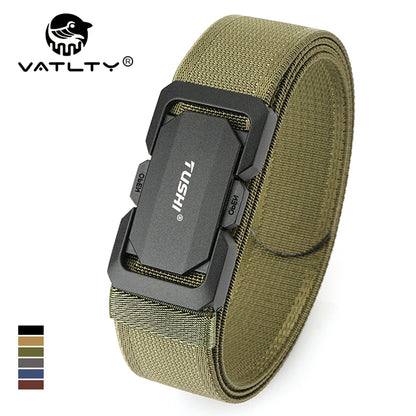 Herren-Stretch-Gürtel Mit Metall-Schnalle Und Schnellverschluss Für Alltag Und Outdoor