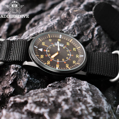 Herren-Quarzuhr mit Nylonarmband für Alltag und Freizeit