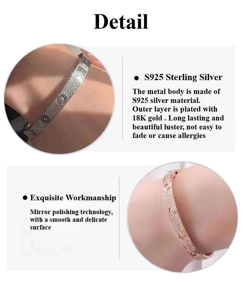 Damen-Schmuckset Ring und Armreif mit Moissanit