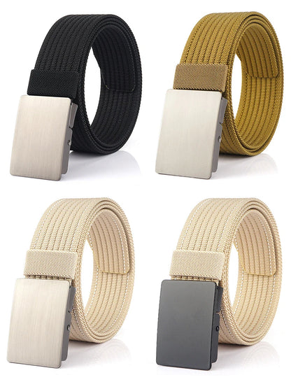 Unisex Gürtel aus Nylon mit Metall-Schnalle im taktischen Militärstil, Breite 3,8 cm