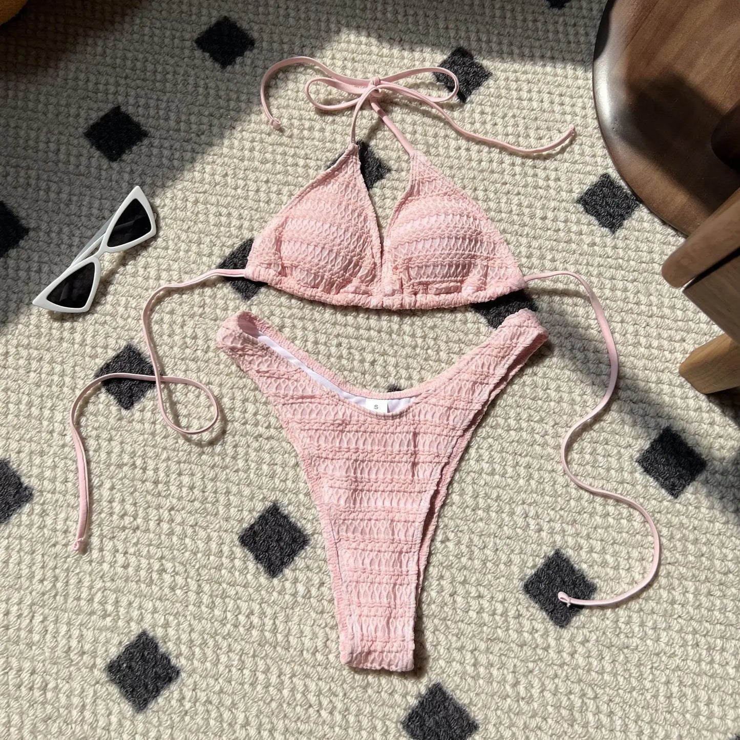Sexy Push-Up-Bikini-Set für Damen – Brasilianischer Stil für Strand und Pool