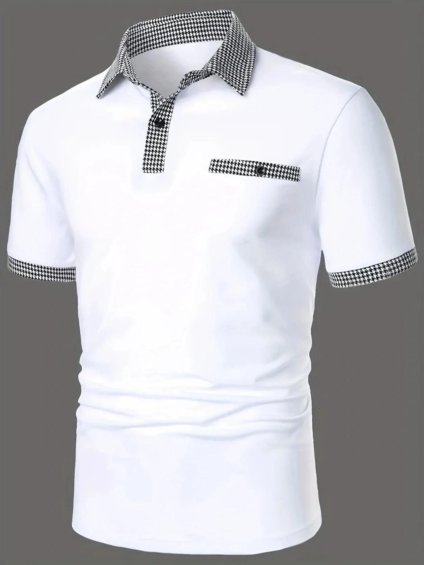 Lässiges Herren-Langarmshirt mit Reverskragen und Schichtoptik – modisch und vielseitig einsetzbar