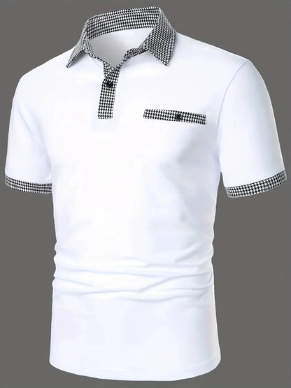 Lässiges Herren-Langarmshirt mit Reverskragen und Schichtoptik – modisch und vielseitig einsetzbar