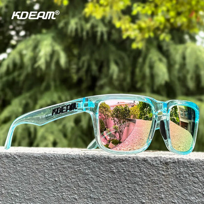 Sonnenbrille Outdoor polarisiert Farbverlauf winddicht Standardgröße Unisex