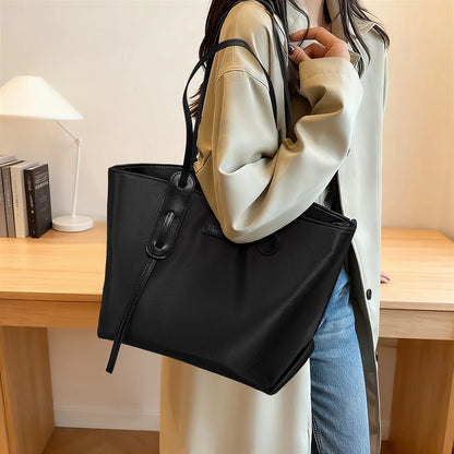 Damen Tote Bag aus weichem PU-Leder mit großem Fassungsvermögen
