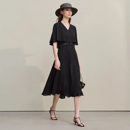 Traumhaftes Sommerkleid Mit V-Ausschnitt Und Spitze Für Damen