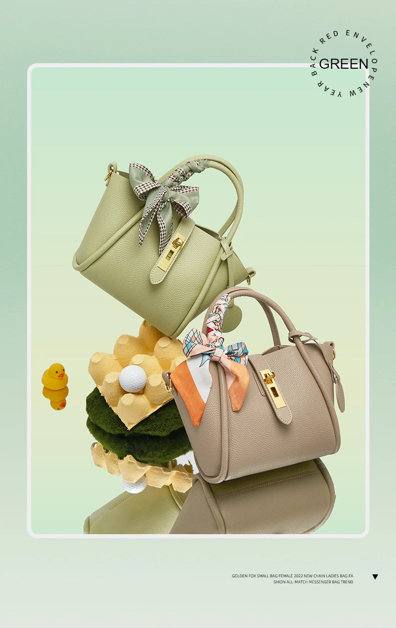 Damen Handtasche aus Split-Leder im Crossbody-Stil Luxus