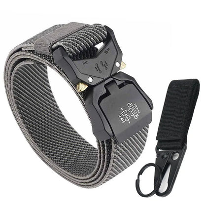 Unisex-Gürtel Schnellverschluss aus Nylon Elastisch 3,8 cm Breite Robuste Verarbeitung Alltagstauglich