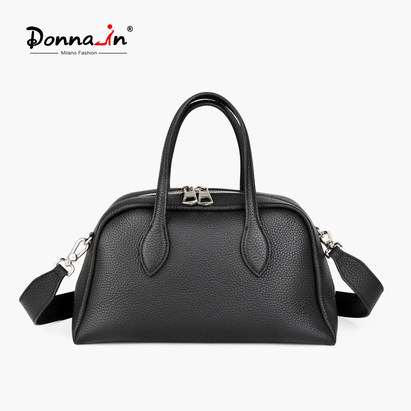 Handtasche Aus Echtem Leder | Top-Handle Abnehmbare Gurte