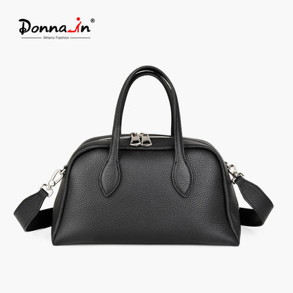 Handtasche Aus Echtem Leder | Top-Handle Abnehmbare Gurte