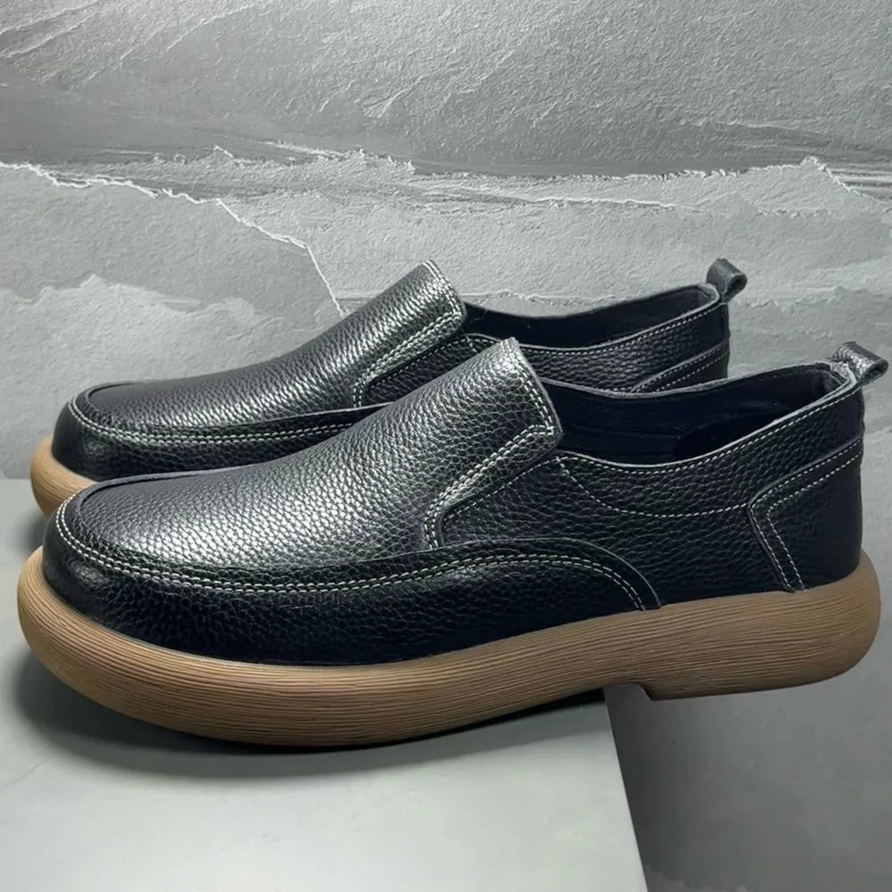 Elegante Herren-Loafer mit dicker Sohle – stilvoll & komfortabel