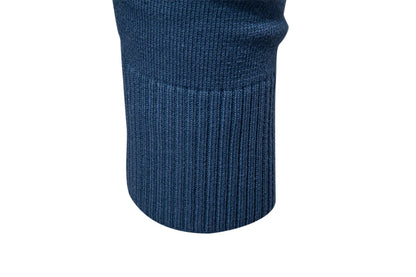 Herren Pullover aus massiver Baumwolle mit Rundhalsausschnitt und klassischem Design