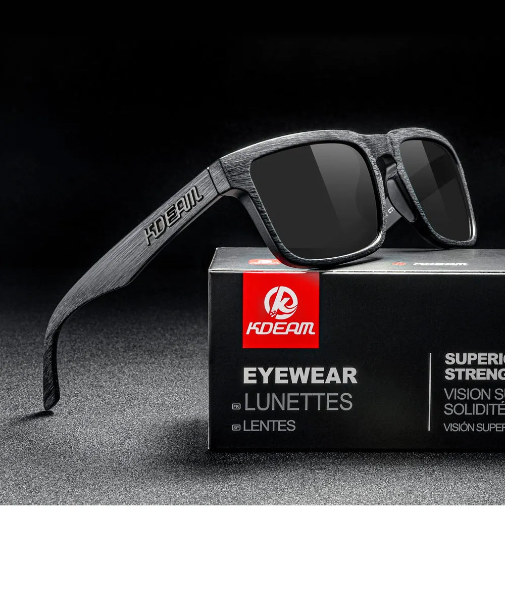 Sonnenbrille Outdoor polarisiert Farbverlauf winddicht Standardgröße Unisex