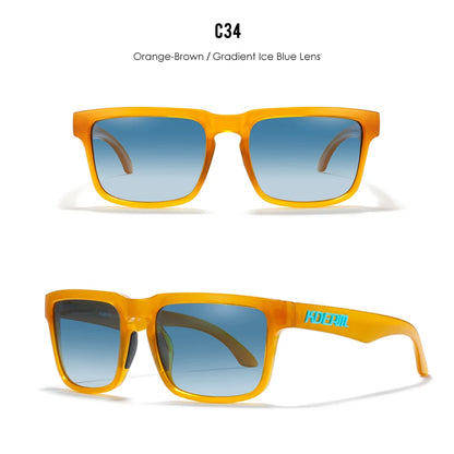 Sonnenbrille quadratisch polarisiert 37 Farben UV400 lässig Outdoor Unisex
