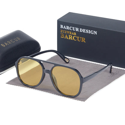 Damen-Sonnenbrille quadratisch 70er Retro Polaroid photochrom UV400