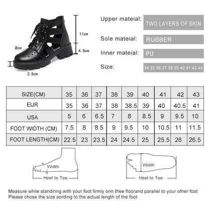 Damen Mesh Stiefeletten Britisch Stil Echtes Leder