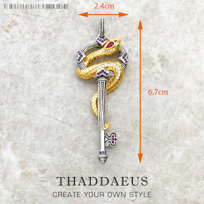 Damen-Charm-Anhänger Amulett magisch Natur Glück aus Sterlingsilber