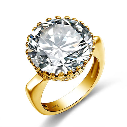Damen-Ring aus Sterling Silber 925 mit Mystic-Topas Stein in 15x15 mm Größe elegant glänzend und langlebig