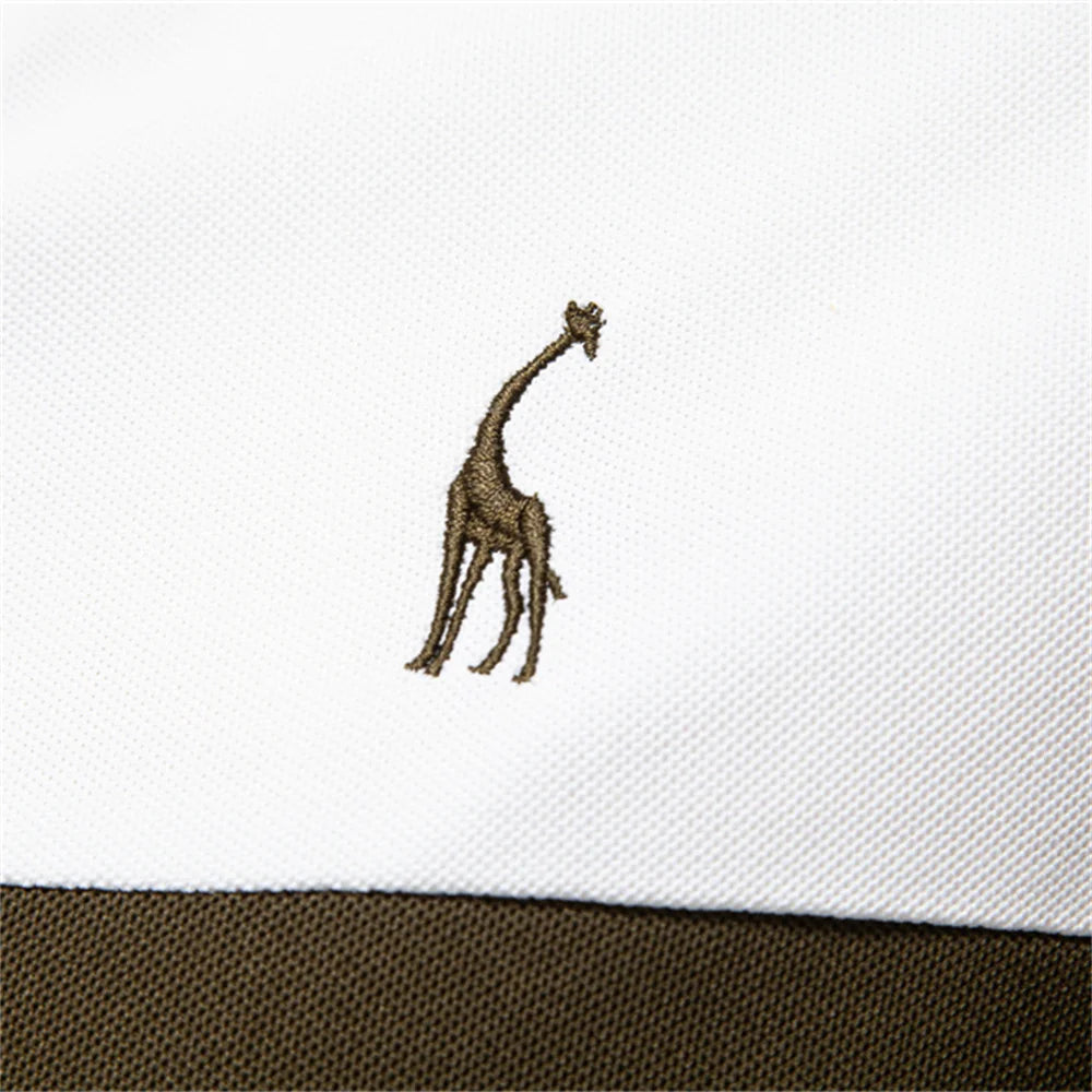 Herren Sommerpoloshirt Atmungsaktiv Leicht Gewebt Slim Fit Cool