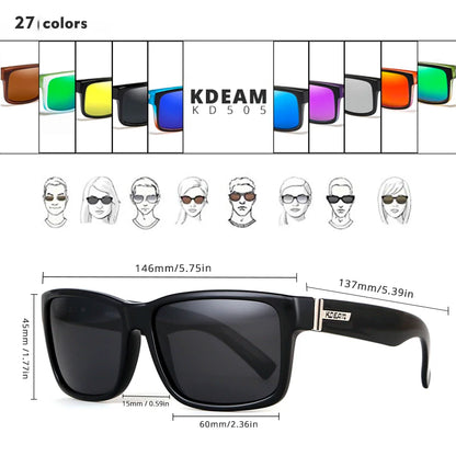 Sonnenbrille Sport polarisiert photochrom Fahren auffällige Farben Hartbox