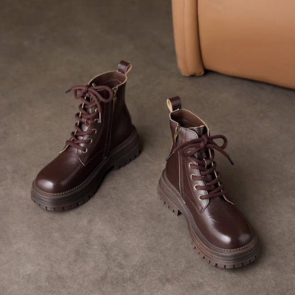 AIYUQI Women's Ankle Boots 2025 New Anti-slip Desert Short Boots Women Winter Platform British Style Women's Booties
