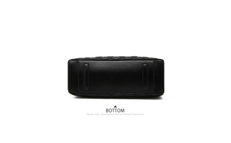 Damen Schultertasche mit gestepptem Design