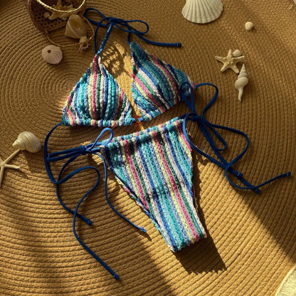 Sommerlicher Push-Up-Bikini im brasilianischen Stil – ideal für Strand und Pool
