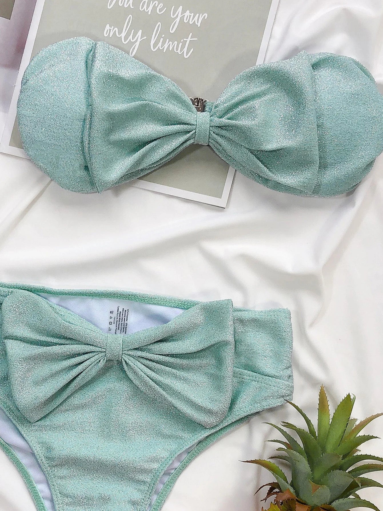 Sexy Bügel-Bikini-Set mit Push-up-Effekt – Brasilianischer Stil für Damen und Mädchen, ideal als Strandbekleidung