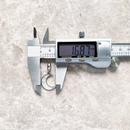 Damen-Charm-Anhaenger Mondmuschel suess aus Sterlingsilber