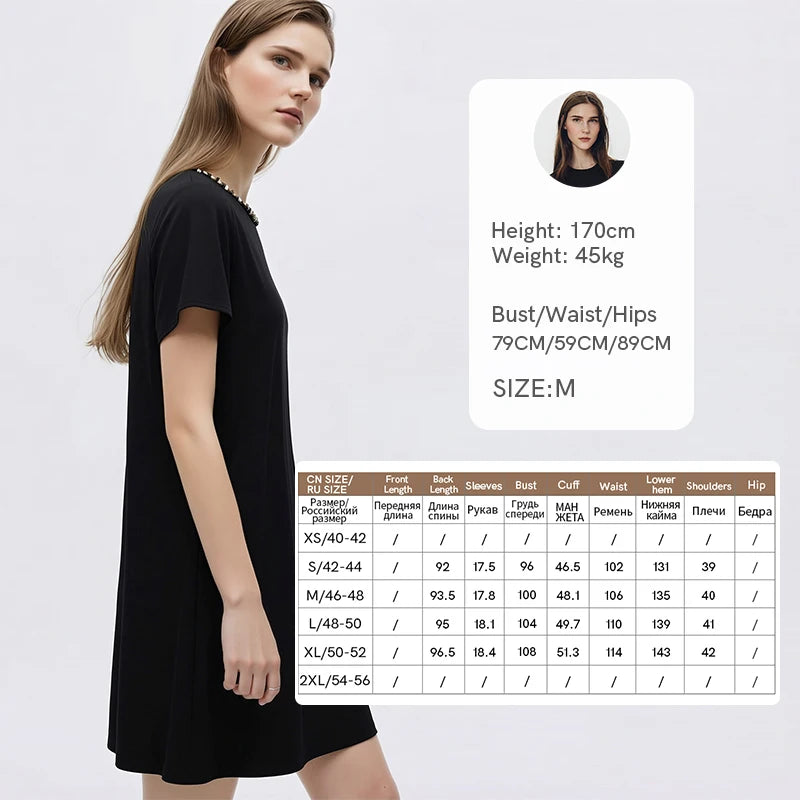 Elegantes Damen Kleid Leinen Mix Business Freizeit Stil