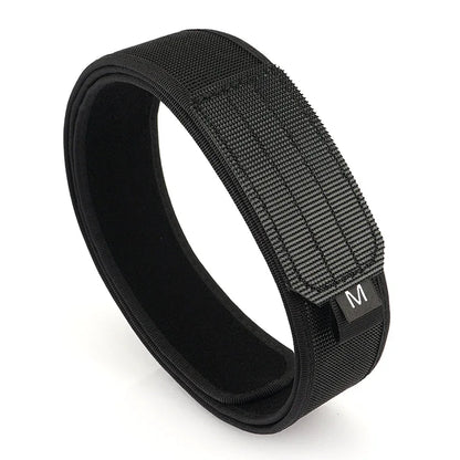 VATLY Ultra-dünner Tactical Innengürtel Nylon Metallfrei Reise Unisex