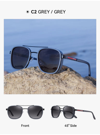 Sonnenbrille Vollrand TR90 polarisiert Angeln Fahren Herren